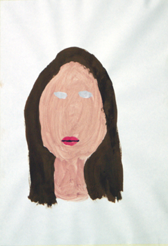 Илл. 1, Нина (8 лет). Последовательность работы над портретом []