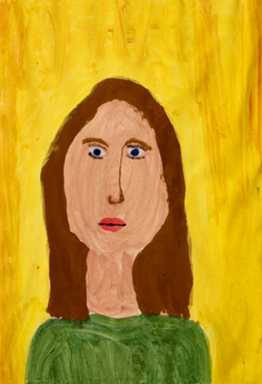 Илл. 1, Нина (8 лет). Последовательность работы над портретом []