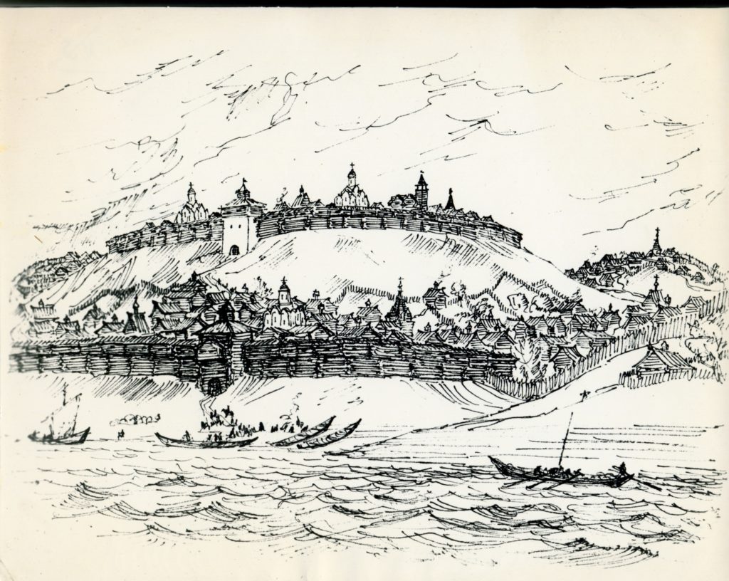 Нижний Новгород Кремль 17 век