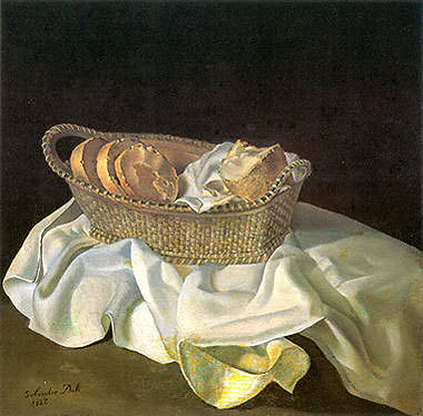 The basket of bread [S.Dali]