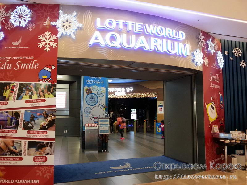 Lotte - вход в океанариум