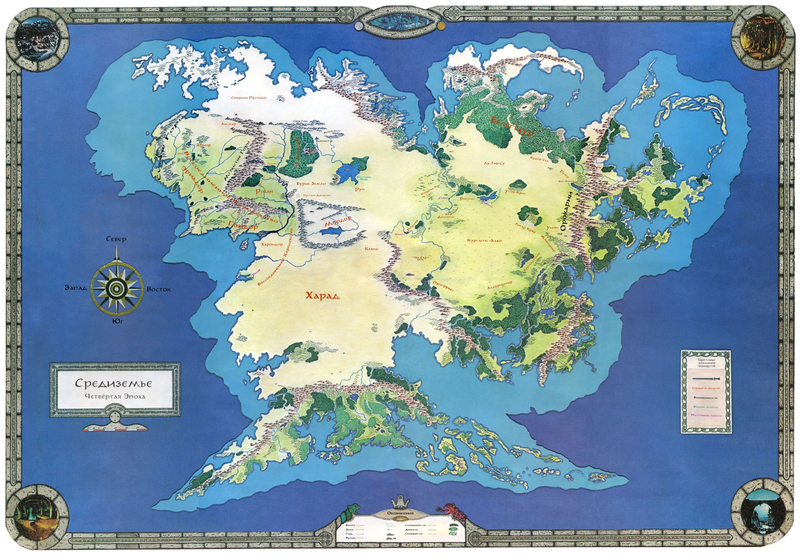 Interactive Map of Middle-Earth - LotrProject