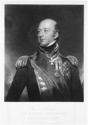 Кодрингтон, впоследствии адмирал, командующий при Наварино []