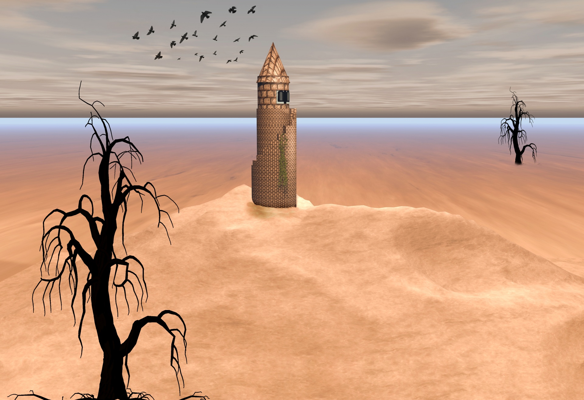 Пустынная башня