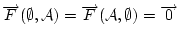 $\displaystyle \overrightarrow{F}(\emptyset,\mathcal{A})=\overrightarrow{F}(\mathcal{A},\emptyset)=\overrightarrow{0}
$