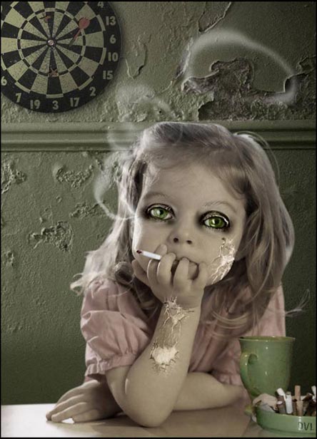 Маленькая девочка злой образ изображение_Фото номер _JPG Формат изображения_mountainline.ru