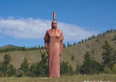 Памятник Алан-Гоа на реке Ариг, Монголия, Хубсугулье [Сайт Монголии]