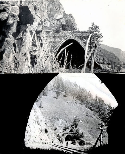 Июль 1976 г. Из тоннеля в тоннель вокруг Байкала. []