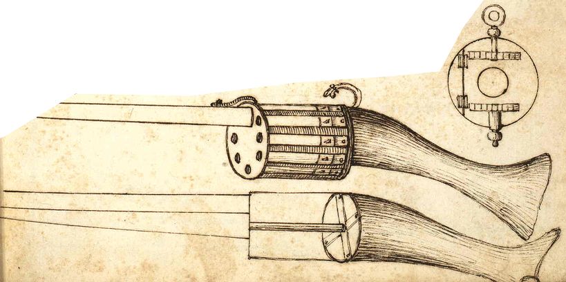 Illustration 7 - Colt de type pistolet-revolver, un échantillon de 1598 années [Giulio Parigi]