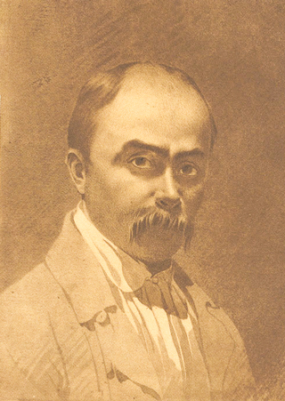 Taras Shevchenko, Self-portrait/sepia, 1857 [Taras Shevchenko]