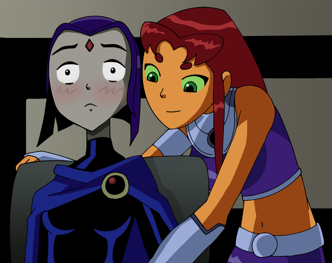 Teen Titans Raven And Starfire Famous Toons Facial