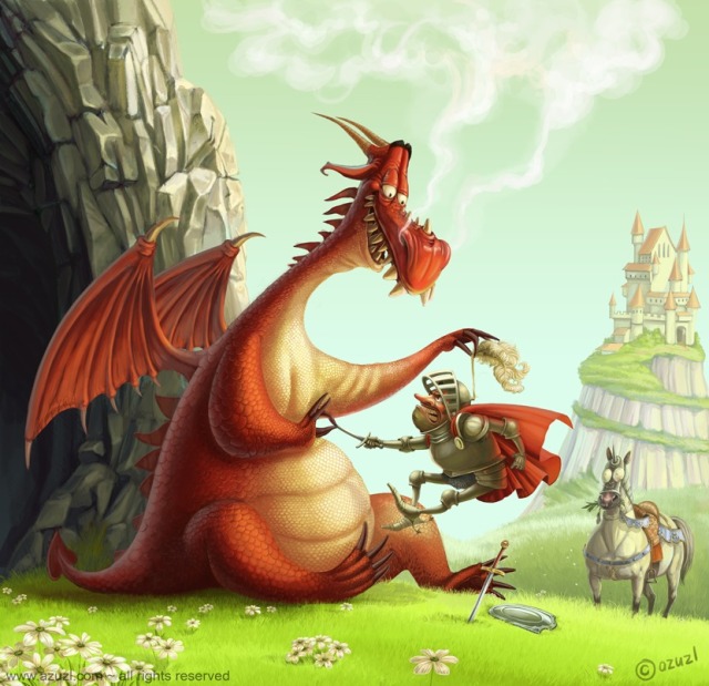Dragon and Knight [Azuzl]